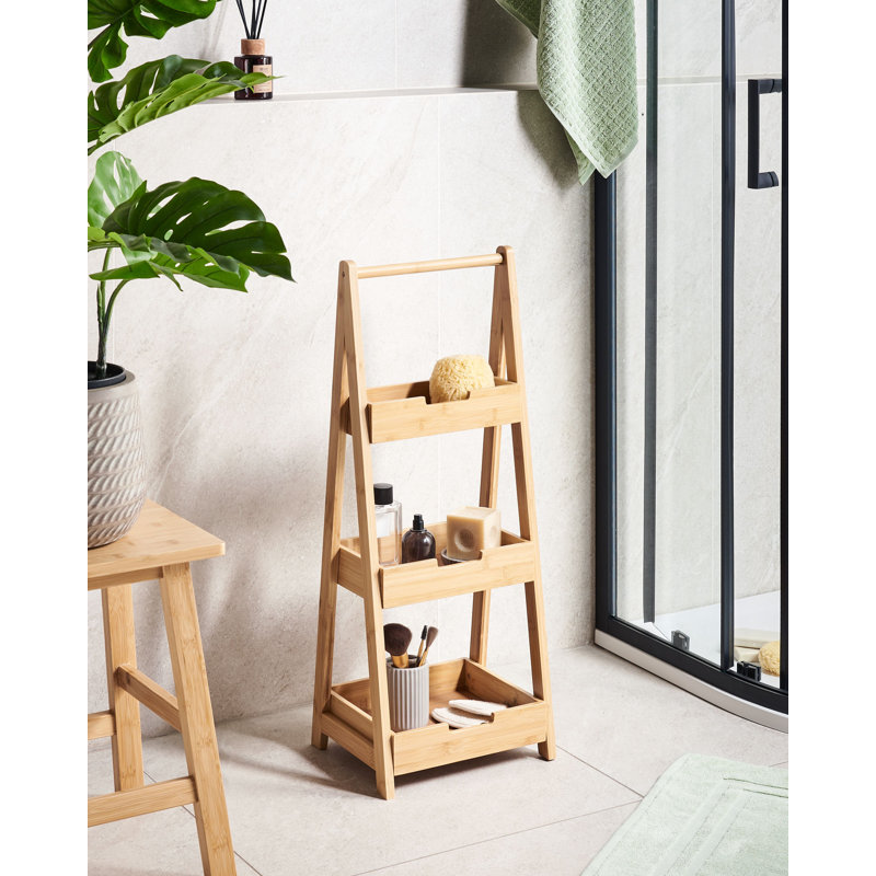 ALERCE Bamboo Bathroom Shelves