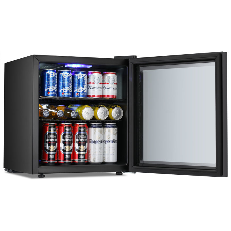 Réfrigérateur à vin et à boissons à zone unique avec tablette réglable de 1,6 pi³ et moins de 38DB