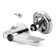 Concealed ADA Latch Lever Set, Cast Zamak, Chrome Plated, Security Fastener, Pack Of 1 Set