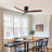 52" 3-Blades Flush Mount Wood Ceiling Fan without Light-1421584459-1421584463