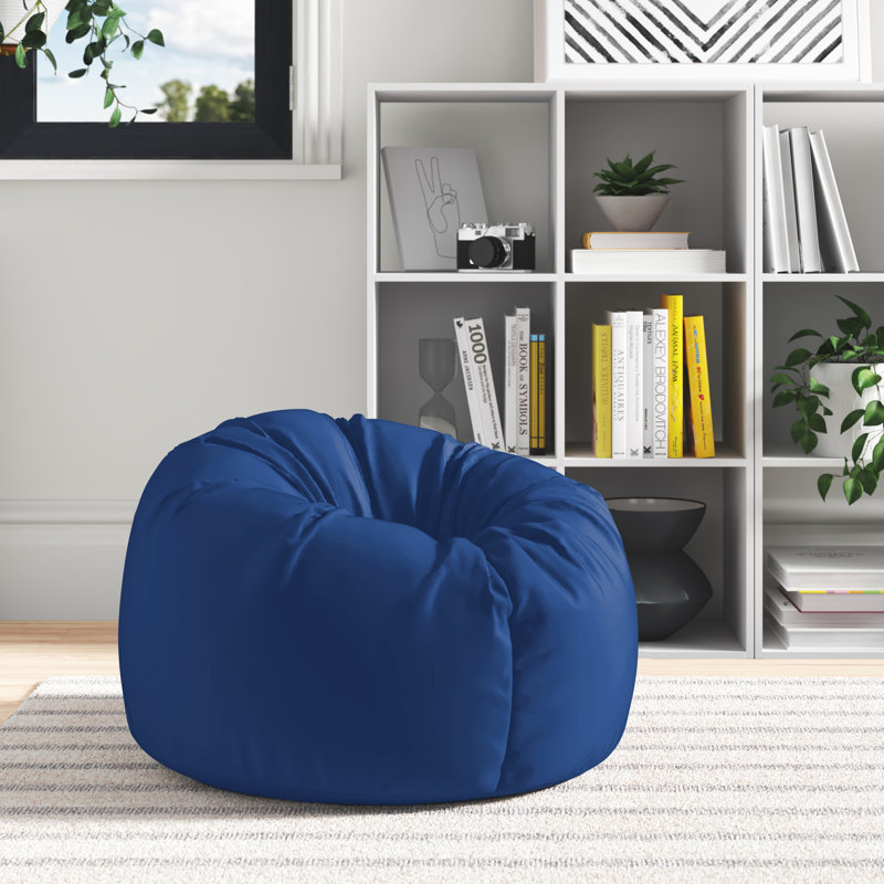 Attenborough Outdoor Friendly Bean Bag, 80cm H x 70cm W x 70cm D, Blue