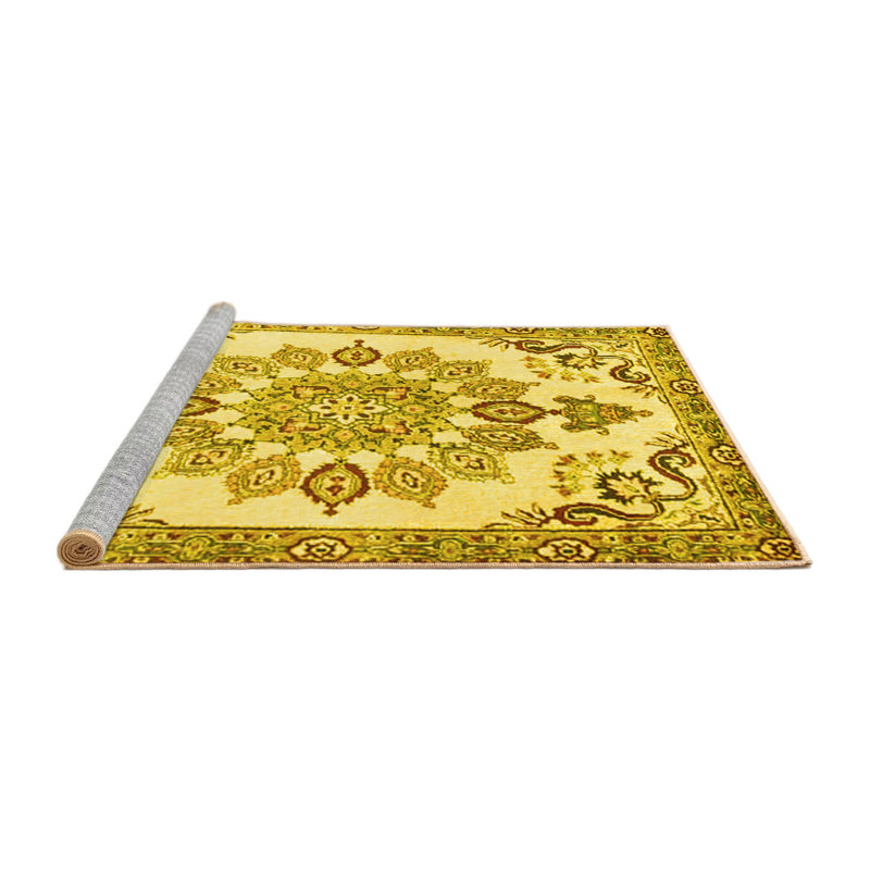 Massarelli Washable Oriental Indoor Rug, Round 6'