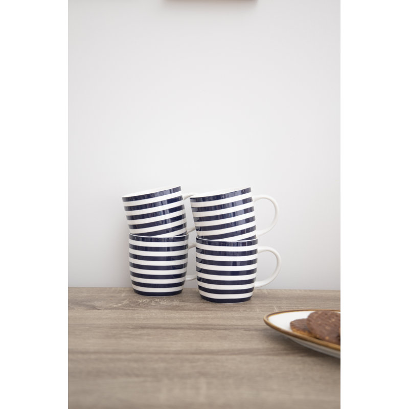 Nautical 4 Piece Mug Set