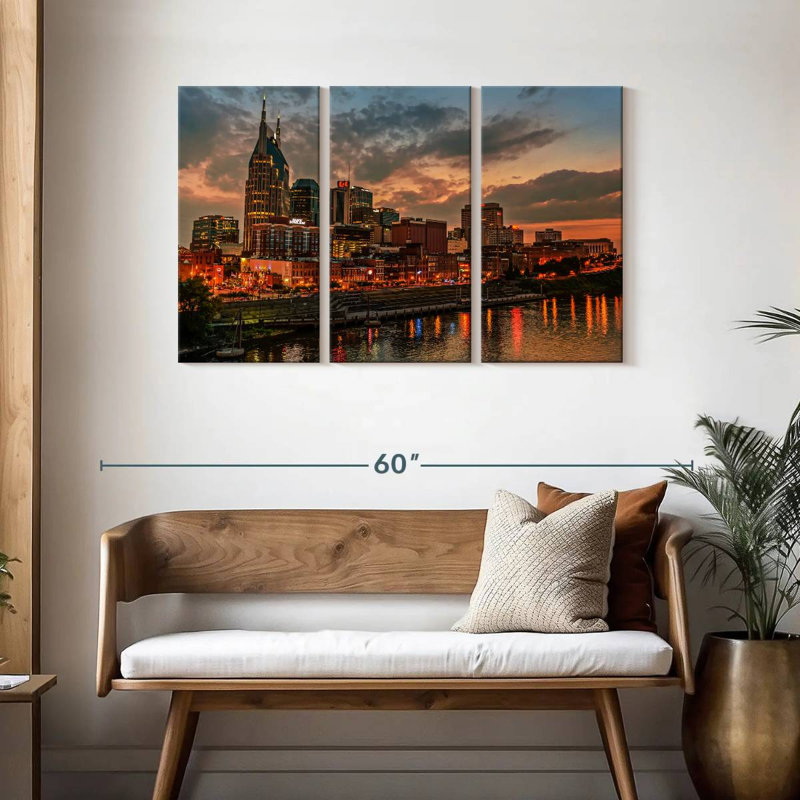 Horizon de Sirci Nashville Sundown, H 28 po x l 45 po