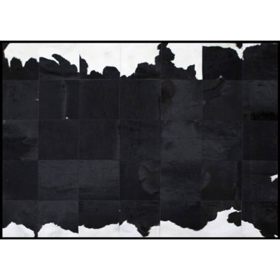 Cowhide Abstract Area Rug