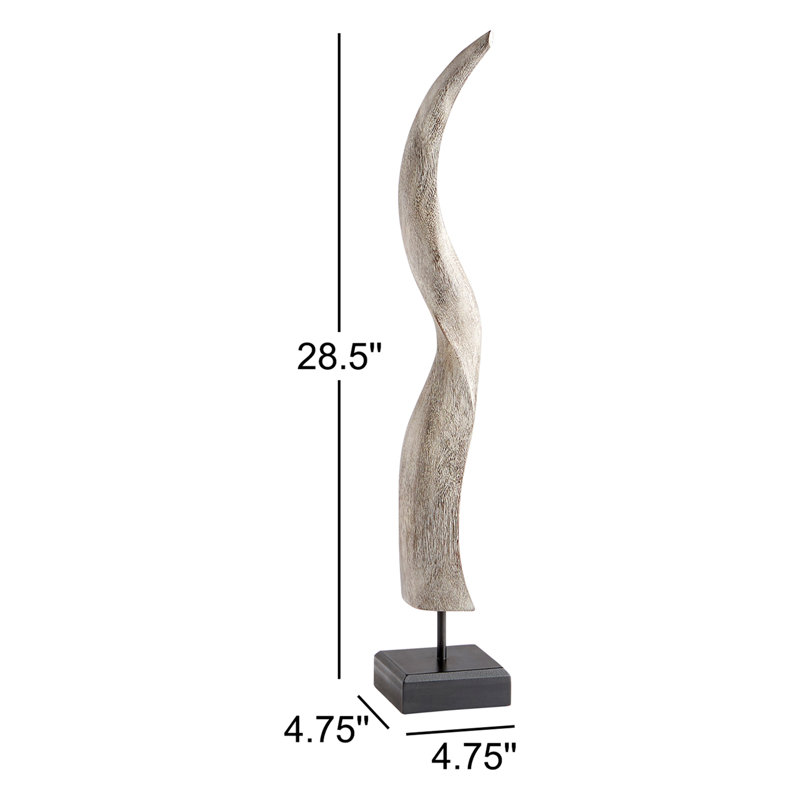 Markhor Decorative Horn Sculpture
