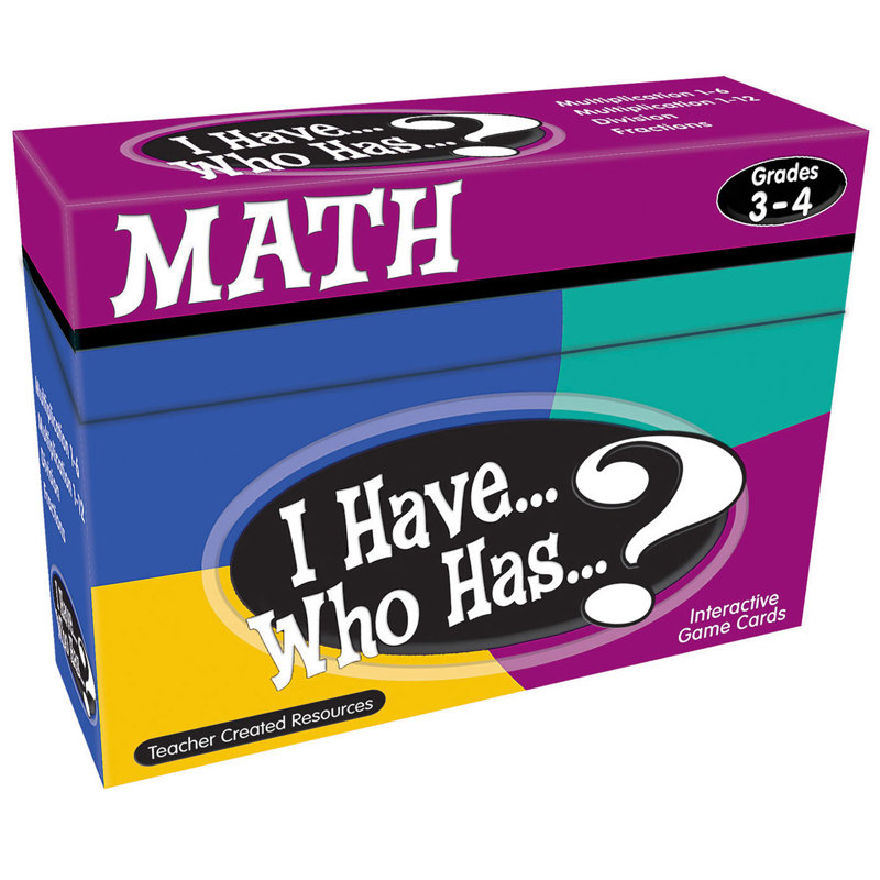 I Have, Who Has Math Game