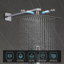 Système de douche mural complet avec valve anti-brûlure à pression équilibrée-93729518