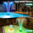 Floating Pool Fountain With Lights,Upgraded Rechargeable Pool Water Fountain With Remote,Whale Swimming Pool Fountain,Floating Fountain Pump For Inground Above Ground Pool-1PC(White)