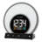Soluna-S Light Sunrise Black LCD Alarm Clock With Temp