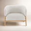Fauteuil d'appoint rembourré Meraki-127448573