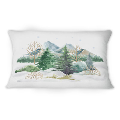 Coussin Winter Forest