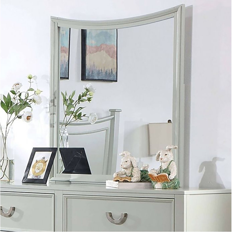Macfairlan Wood Flat Wall Mirror