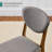2-Piece Mid-Century Modern Wood & Upholstered Dining Chair Set-548594467-548594465