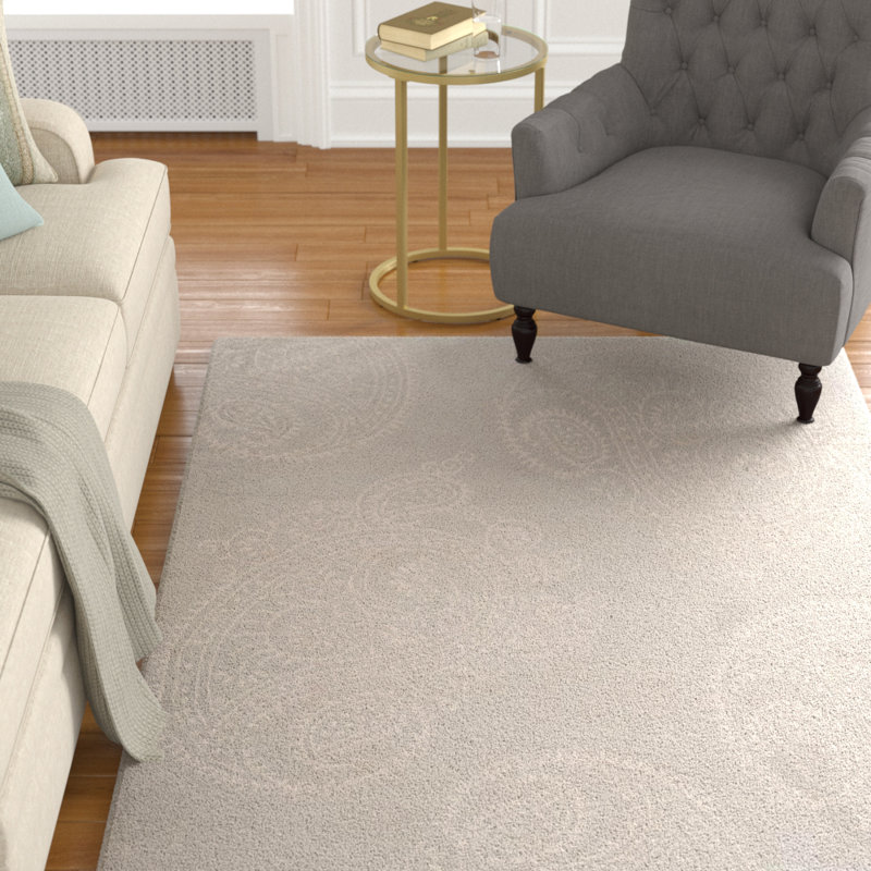 Tapis cachemire en laine et viscose Rudra, Rectangle 8 pi x 10 pi