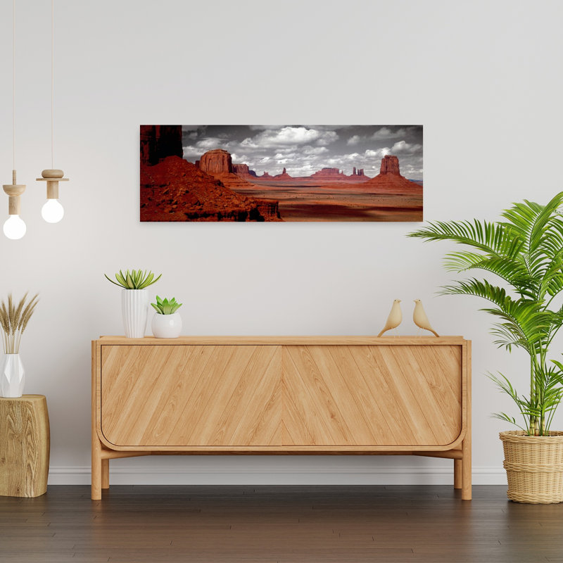 Montagnes, côte ouest, Monument Valley, Arizona, États-Unis, art dramatique abstrait contemporain, art mural
