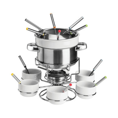 2 L Stainless Steel Fondue Set 