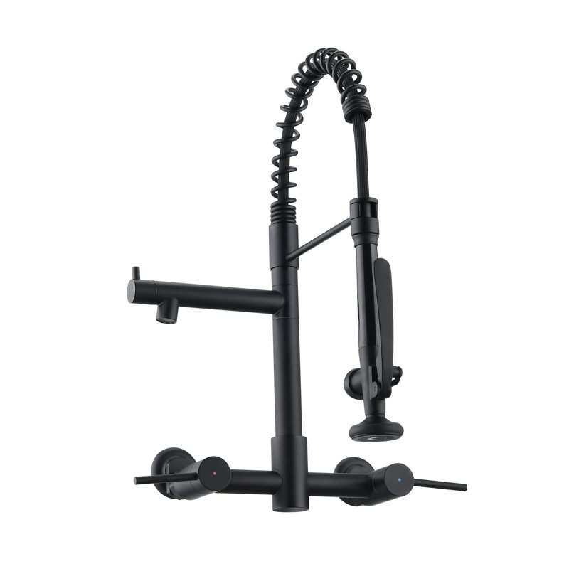 DORNBERG Kitchen Faucet, Matte Black