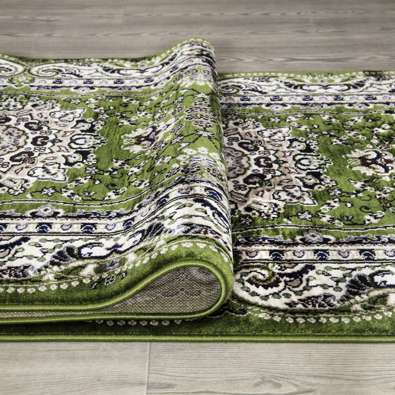 Floral Area Rug, Rectangle 60 x 110cm