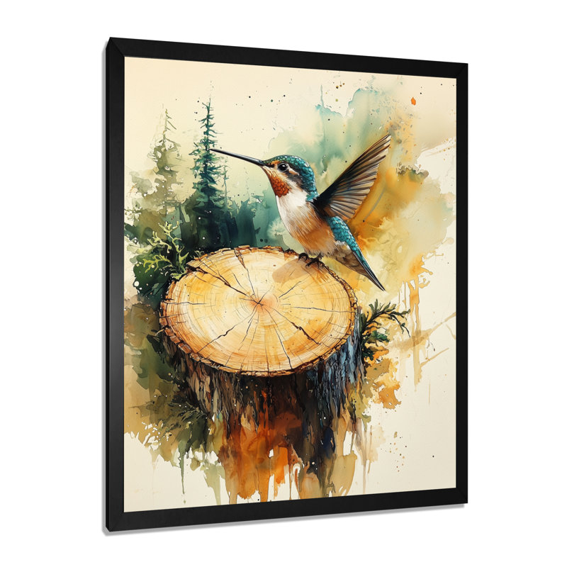 Giani - Animals Wall Art Prints, H 32 po x l 16 po, Picture Framed, Noir, noir, noir, noir