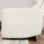 Fauteuil inclinable électrique en faux cuir Latitude Run Oyster avec chargement USB et rangement latéral-2122228507