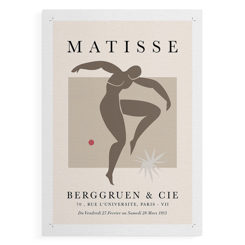 Matisse CCxxix, reproduction encadrée - reproduction de toile seulement - non encadrée, H 18 po x l 12 po