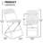 Lashelle Plastic Stackable Folding Chair-454526401