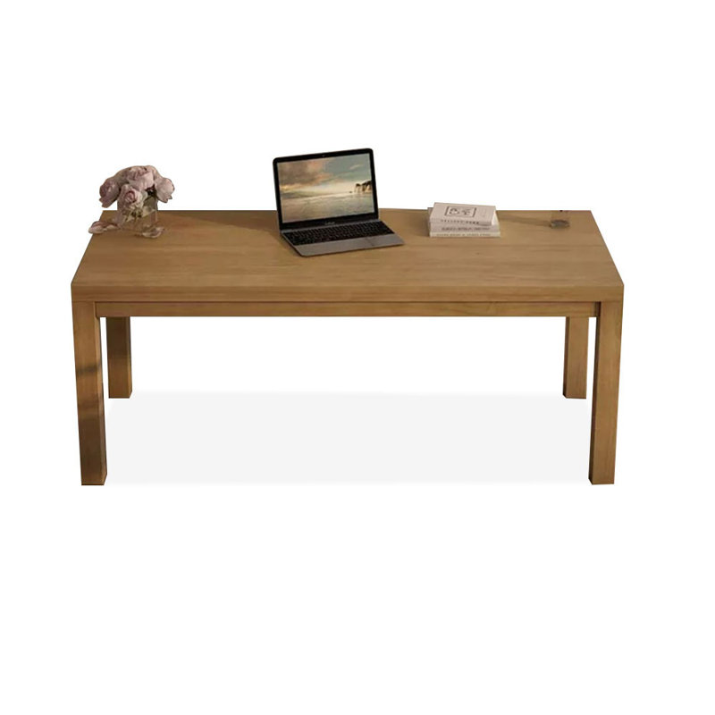 Bureaux rectangulaires en bois massif Burlywood, H 29,53 po x l 62,99 po x P 23,62 po