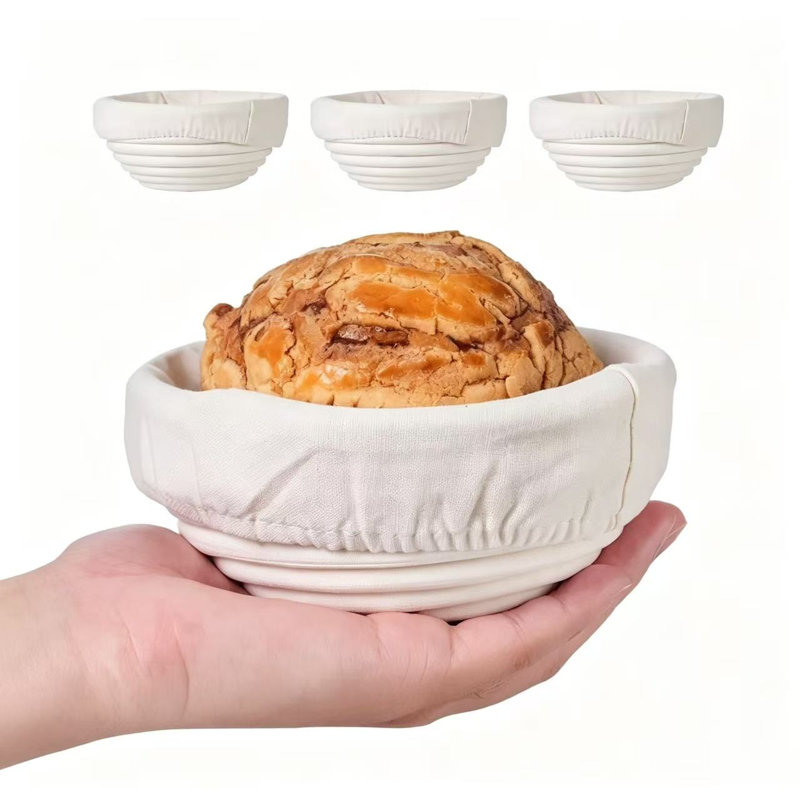 5.11 x 2.36 in Round Mini Bread Proofing Baskets