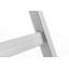 Multi-position armchair, silver/anthracite, aluminium outdoor fabric