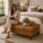 Faux Leather Ottoman Bench With Tufted Seat, Padded Upholstered Bench For Bedroom, Entryway, Dining Room-253473246