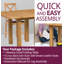 4 -Person Oak Solid Wood Dining Set