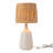 18.5in. 1-light Farmhouse Ceramic Table Lamp With Shade For Bedroom,living Room,nightstand-1773375504