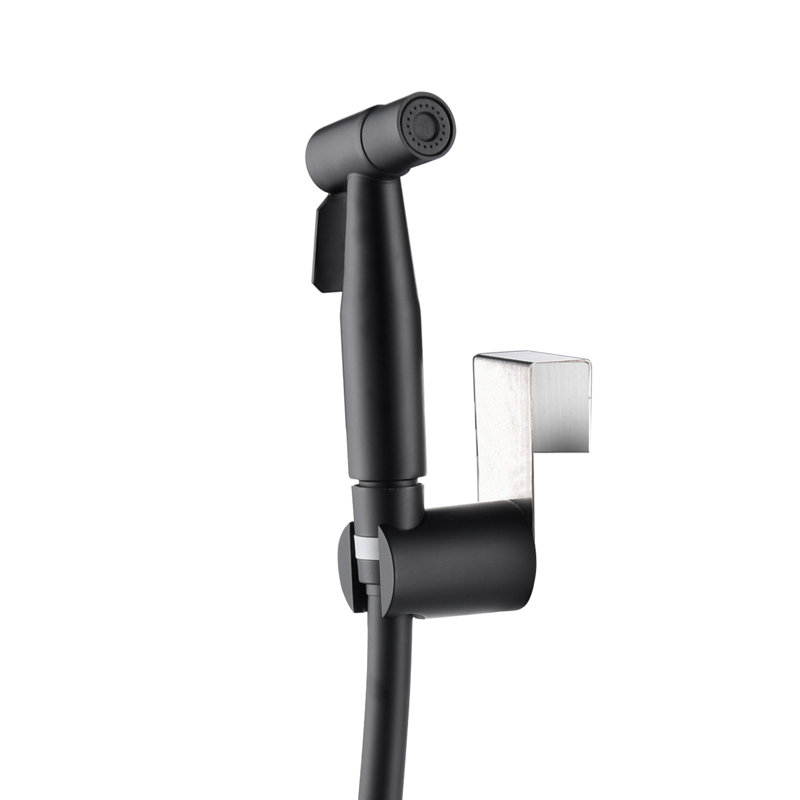 Elongated Hand Held Bidet, Matte Black
