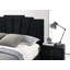 Grand lit en flanelle Glamour Classic entièrement rembourré avec capitonnage et conception rembourrée-355384310-355384206