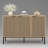 Modern 47.2" W 3-Door Wood Sideboard With Adjustable Shelves,For Dining Room & Tv Entertainment
