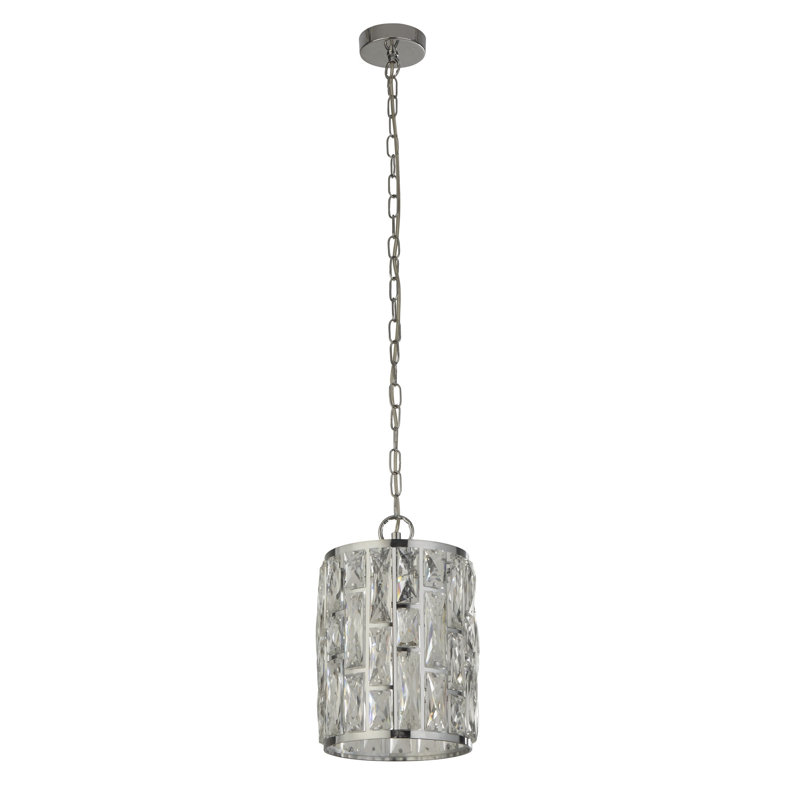 Magana 1 - Light Crystal Pendant, Chrome