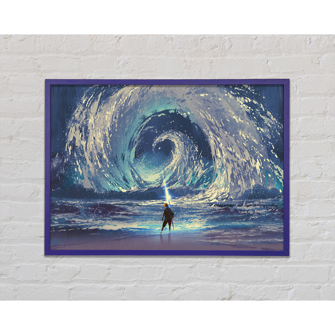 Swirl of Ocean Powers - Einzelner Bilderrahmen Kunstdrucke