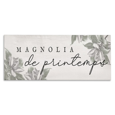 Spring Magnolia French Expression, par Lil 'Rue