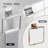10-Piece Bathroom Hardware Set - Stainless Steel Towel Bar, Towel Ring, Toilet Paper Holder & Hooks - Wall Mounted Modern Square Design For Bathroom, Kitchen & More-116176447