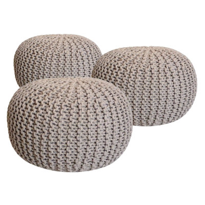 Iyana 55cm Wide Pouf Ottoman