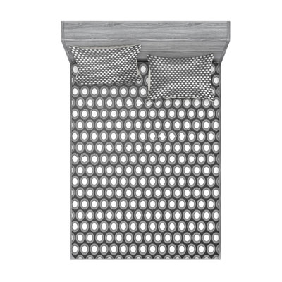 Ensemble de draps hexagonaux superposés