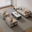 Office simple modern lounge area sofa set