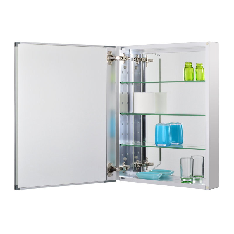 Armoire à pharmacie à fixation en surface 3 tablettes réglables