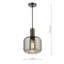 Nikolas 1LT SUSPENSION KNURLED CW SMOKED GLASS-1168137239