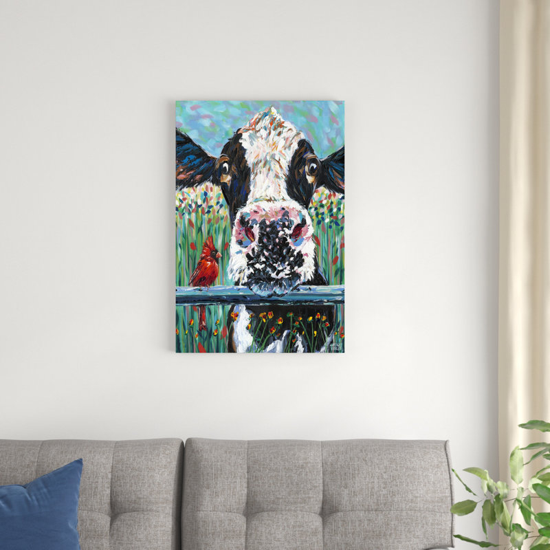 " Farm Buddies I " Painting Print, 30" H x 20" W x 1.25" D