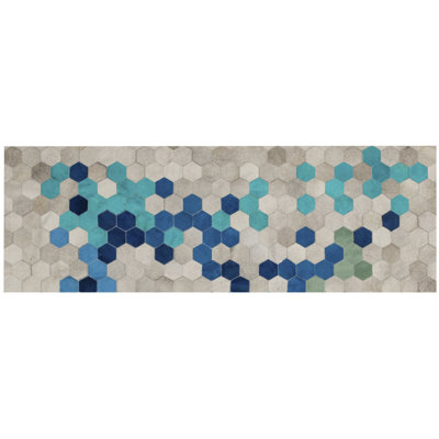 Angulo Cowhide Geometric Indoor Rug