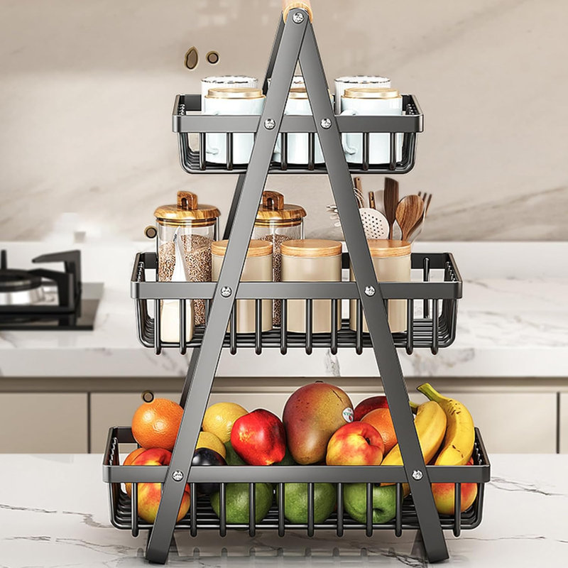 Symple Stuff Iron Fruit Basket