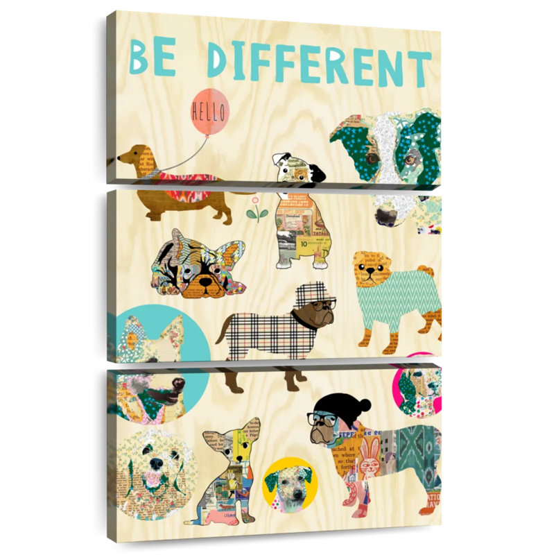 Ashelle Kids Dogs différent, H 23 po x l 14 po