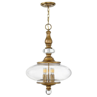 Scettrini 5 - Light Heritage Brass Unique/Statement Pendant